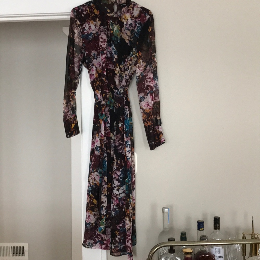 Who What Wear floral gown